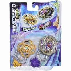 Hasbro Beyblade Burst Surge Dual Collection Pack Hypersphere Dusk Spryzen S5 And Slingshock Force Wolborg Toys